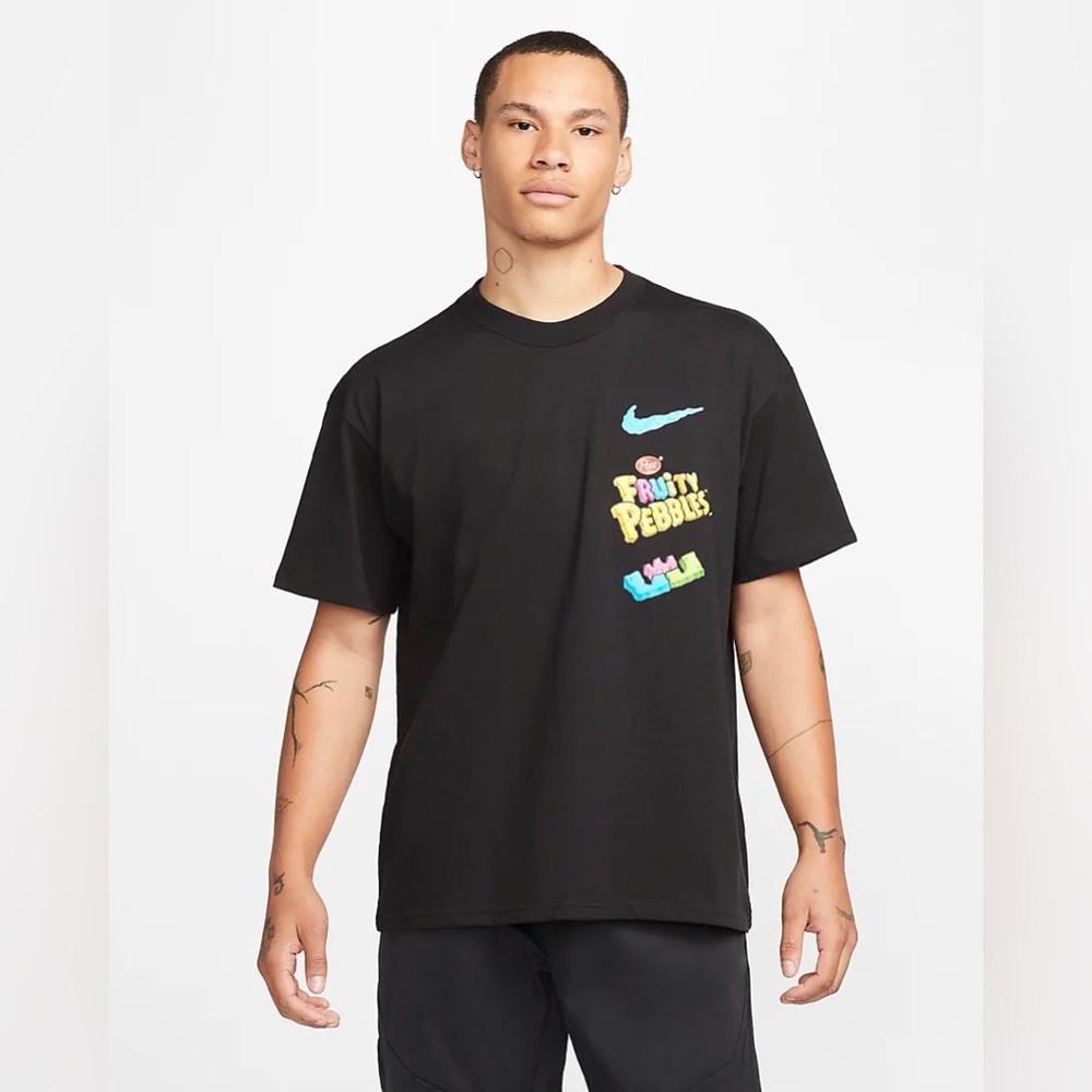 Nike LeBron James x Fruity Pebbles collaboration t-shirt